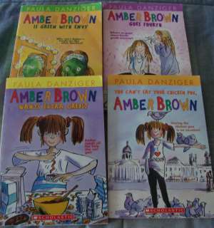 Lot 4 Amber Brown Books, Paula Danziger Ages 7 10  