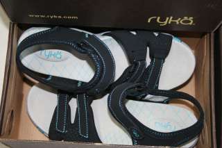 Ryka Perforated Quarter Strap Adjustable Sandals  