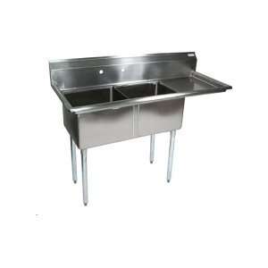  John Boos 16 x 20 x 12 deep Two Compartment Sink w/18 