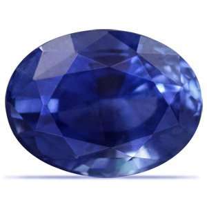  1.60 Carat Untreated Loose Blue Sapphire Oval Cut Jewelry