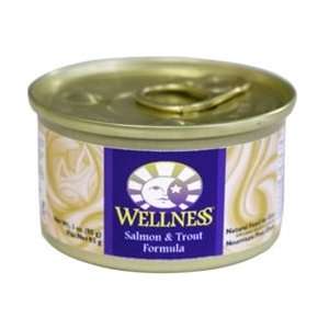  Wellness Salmon & Trout Cat Cans 3 oz (24 in case) Pet 