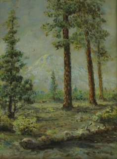 Well Listed Artist Homer Davisson Oil Indiana Landscape  