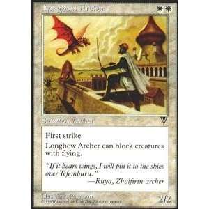    Magic the Gathering   Longbow Archer   Visions Toys & Games