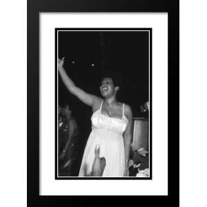  Framed and Double Matted 25x29 Aretha Franklin The Queen 