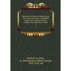   letters, chiefly from Strawberry Hill; Eliot Warburton Books