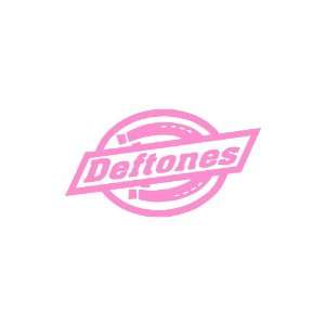  Deftones medium 7 Tall SOFT PINK vinyl window decal 