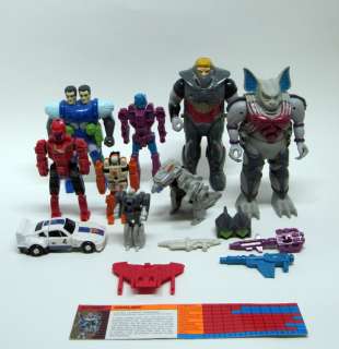 TRANSFORMERS Original G1 Pretender LOT with weapons and accessories 