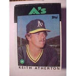  1986 Topps #353 Keith Atherton [Misc.]