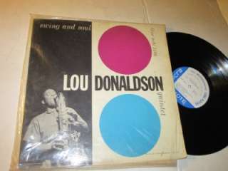 LOU DONALDSON SWING AND SOUL DEEP GROOVE LABEL (BLUE NOTE BLP 1566) LP 
