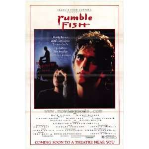  Rumble Fish   Movie Poster   27 x 40
