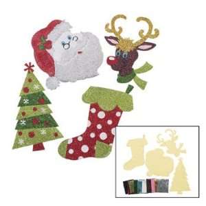  Christmas Glitter Art Craft Kit   Craft Kits & Projects 
