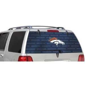  Denver Broncos Rear Window Graphic: Automotive