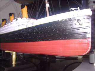 Royal cruise large Titanic ships assembled model 2012 new light 