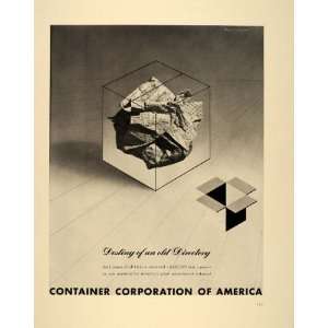 1939 Ad Herbert Bayer Container Corporation America CCA 