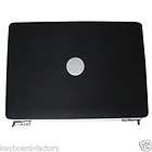 New Original Dell Inspiron 1525 1526 Black Lcd Back Cover & Hinges 