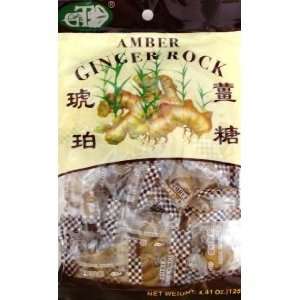 Amber Ginger Rock Candy 4.41oz (125g) 713725688988  