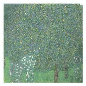  Rosiers sous les arbres Giclee Poster Print by Gustav 
