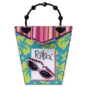    Relax Plastic Canvas Counted Cross Stitch Kit: Office Products