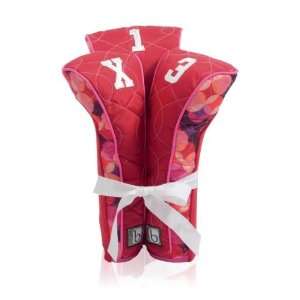  Cinda B Golf Head Covers Roundabout Red * Casual Chic 