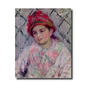 Portrait Of Blanche Hoschede 18641947 As A Young Girl C1880 Giclee 