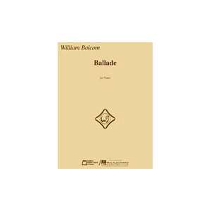  William Bolcom   Ballade Musical Instruments