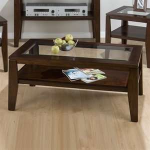   806 1 Rectangle Cocktail Coffee Table, Bostick Brown: Home & Kitchen