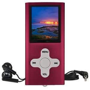   Digital Music/Video FM Player & Voice Recorder w/1.8 LCD (Pink) 