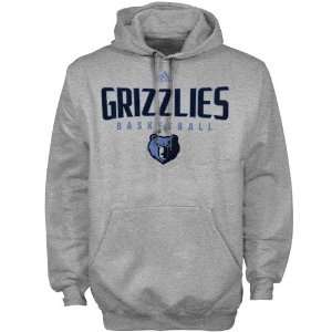  adidas Memphis Grizzlies Ash Absolute Hoody Sweatshirt 