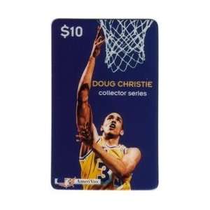 Collectible Phone Card $10. Doug Christie Basketball 