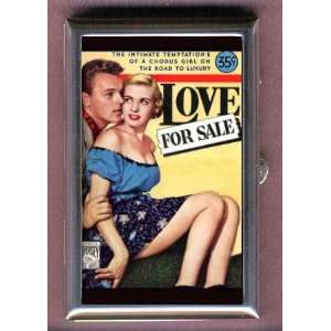  LOVE FOR SALE DIMESTORE PULP Coin, Mint or Pill Box Made 