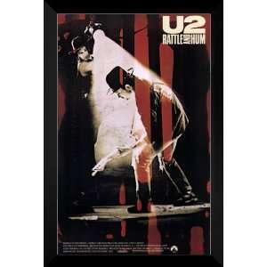    U2 Rattle and Hum FRAMED 27x40 Movie Poster Bono