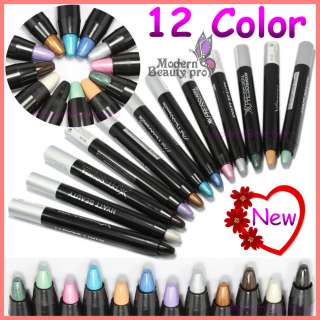 12 PCS Different Color Cosmetic Eyeshadow Pen Lip Eye Liner Makeup 