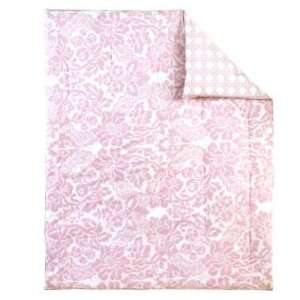Baby Crib Bedding Baby Crib Pink Floral & Lattice Print Bedding, Cr 