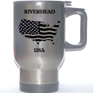  US Flag   Riverhead, New York (NY) Stainless Steel Mug 