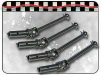   . Hardened Steel Alloy Universal Drive Shafts front and rear