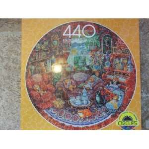  FX Schmid 440 Piece Circle Puzzle   Tea Time with Teddy 