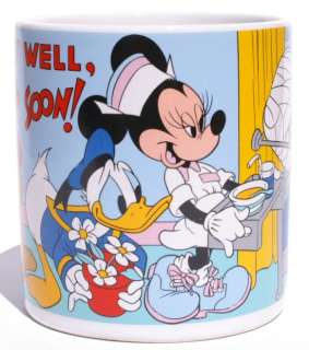 Disney Mug Mickey Mouse Get Well Donald Pluto  