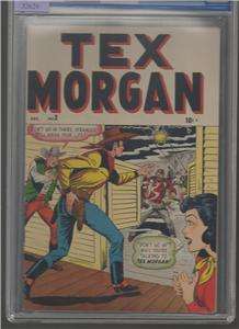 Tex Morgan #3, Mile High, CGC 9.2, NM   