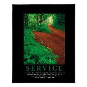  Successories Service Motivational Poster
