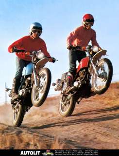 1976 1977 Honda XL250 XL350 Enduro Motorcycle Factory Photo  