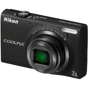  Nikon Coolpix S6100 Digital Camera Pack ~ Black Camera 