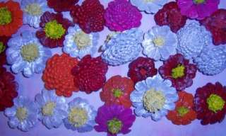 PINE CONE FLOWERS CRAFT PIECES LOT OF 30 FLORAL #10624  