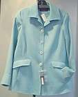 Loro Piana Womens Parker Sugar Jacket, Light Blue, 40 NWT Rtl $1,360 