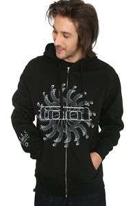 Tool Black Spiral Zip up Hoodie Hot Topic Small  