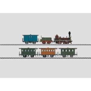   Dgtl SNB Aare Historic Passenger Train Set (HO Scale) Toys & Games