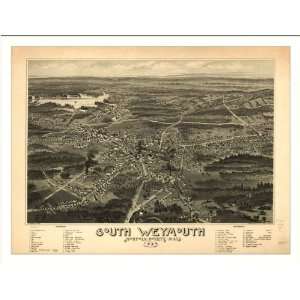  Historic South Weymouth, Massachusetts, c. 1885 (M 