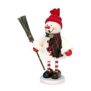  German Smoker   Snowman with Broom
