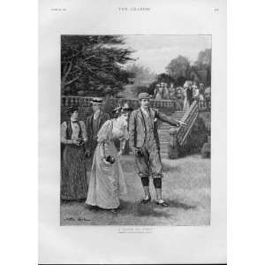  Lesson In Bowls By Hopkins Fine Art Old Prints Sport