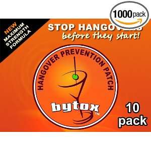  Bytox Hangover Prevention Remedy Patch 10 Pack Health 