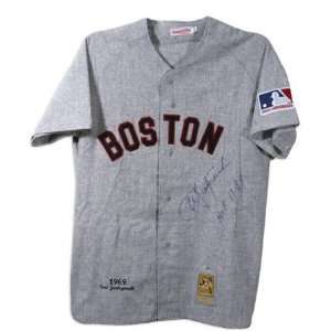 Carl Yastrzemski Boston Red Sox Autographed Throwback 